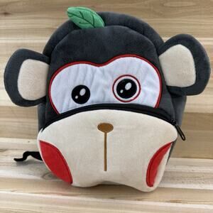 Kakoo Kids Toddler Backpack Monkey Face School Travel